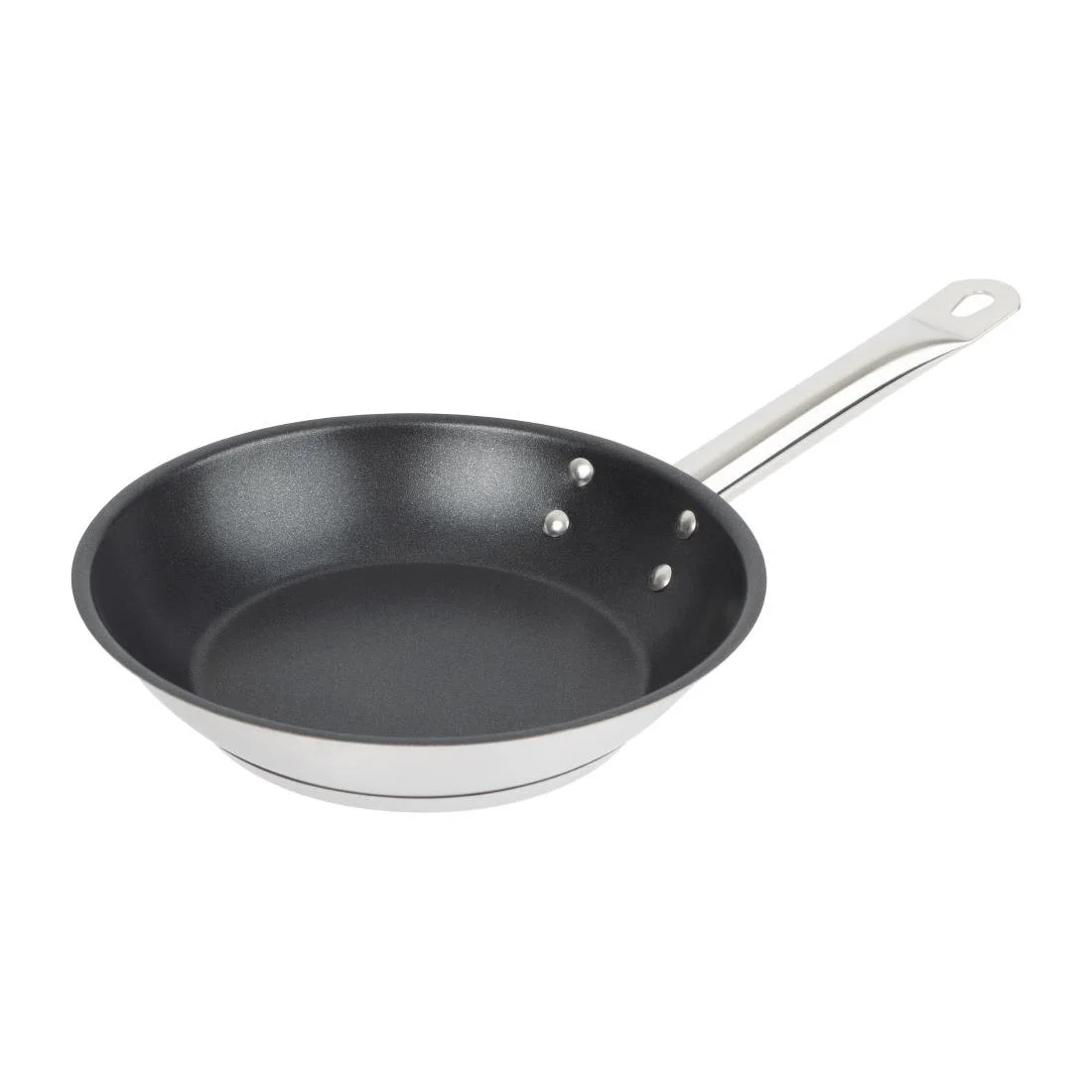 Vogue Stainless Steel Non-Stick Teflon Platinum Plus Frying Pan 20cm - Image 2