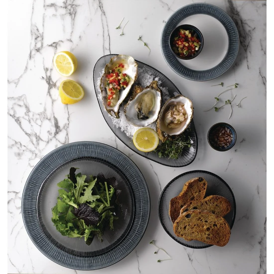 Churchill Bamboo Presentation Plates Mist 305mm (12 Pack) - Image 3