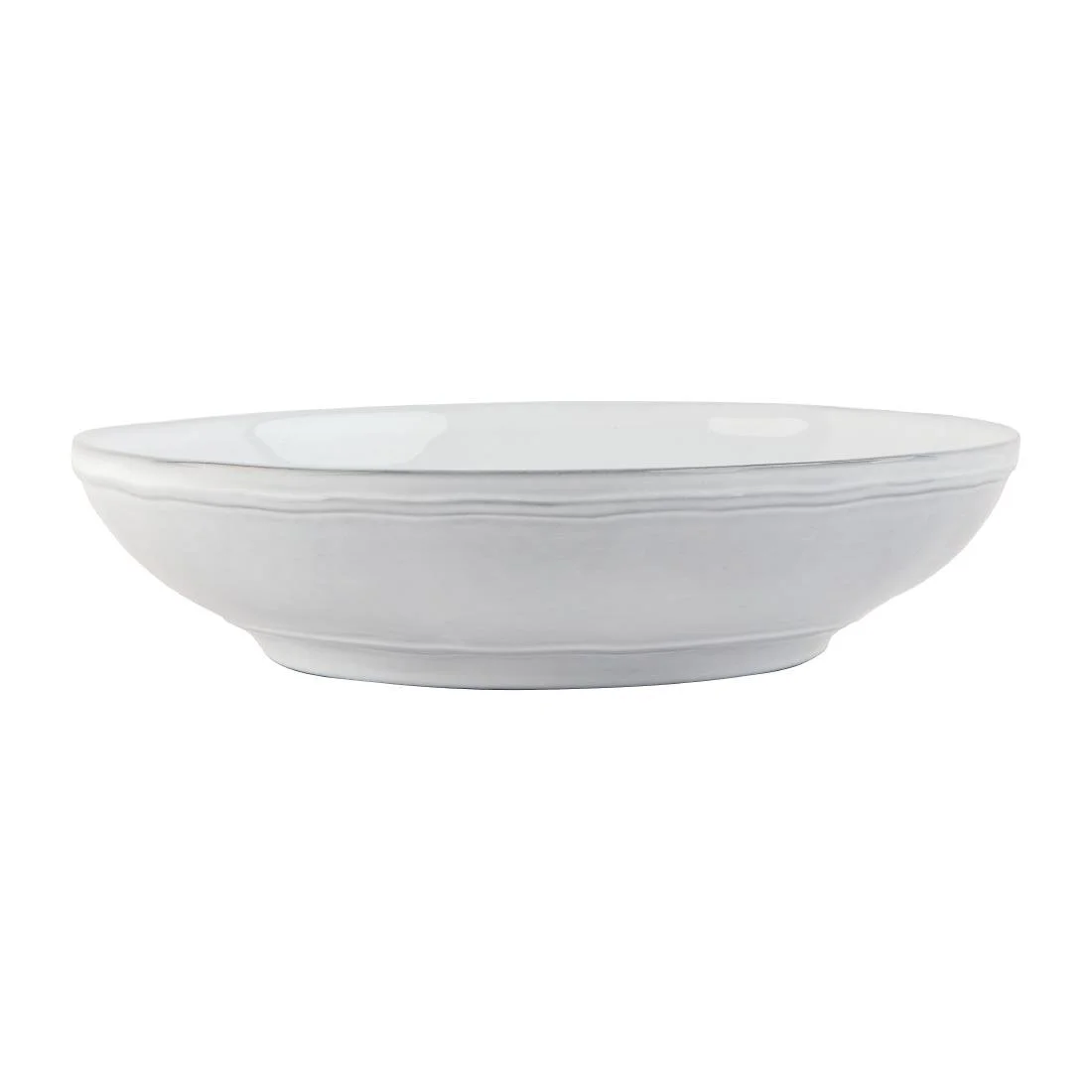 Olympia Raw Recycled Clay Coupe Bowls White 230mm (6 Pack) - Image 2