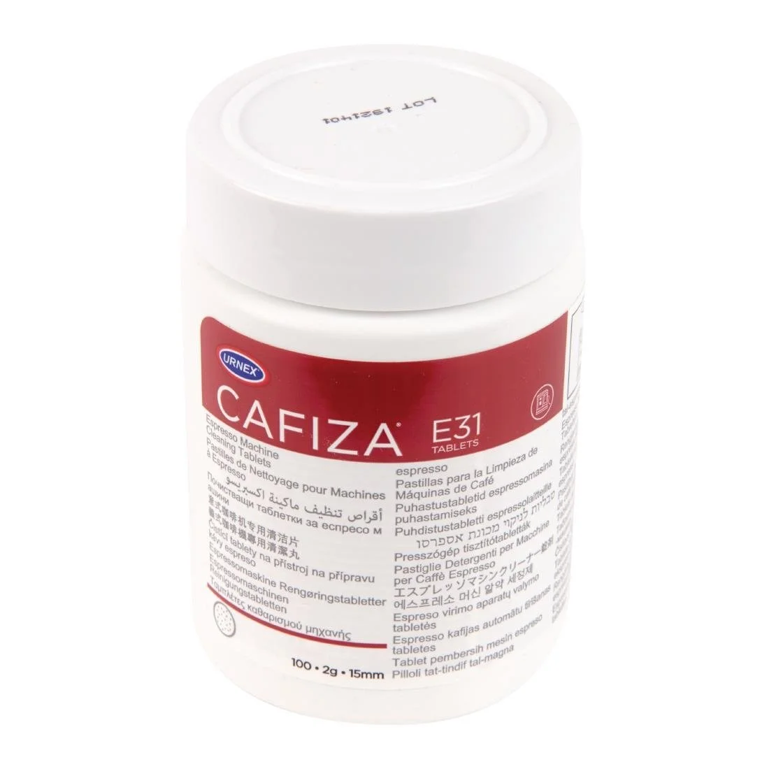 Urnex Cafiza E31 Espresso Machine Cleaner Tablets 2g (100 Pack)