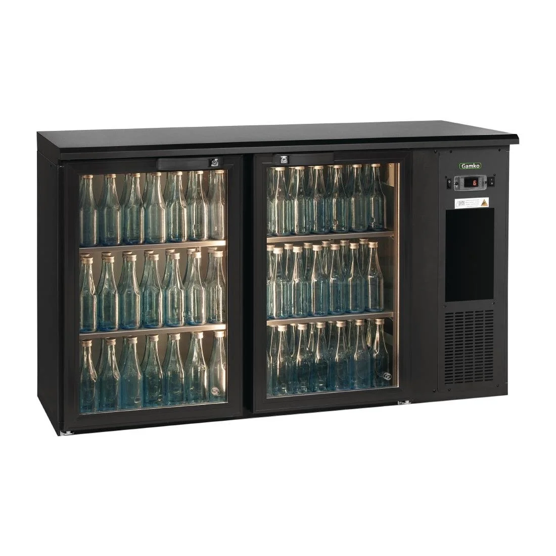Gamko E3 Bottle Cooler 2 Hinged Glass Doors 364Ltr