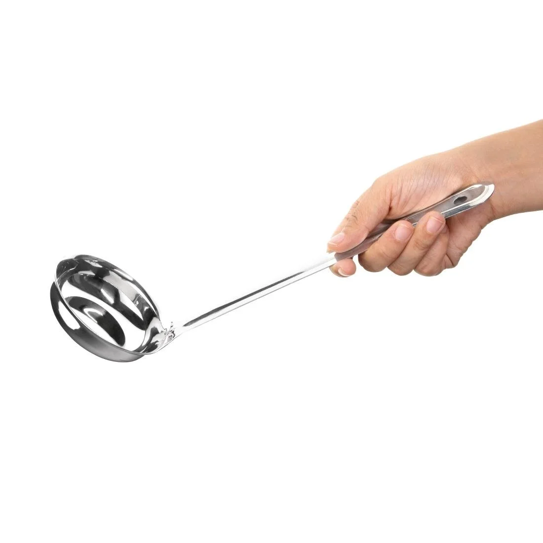 Nisbets Essentials Stainless Steel Plain Ladle 120ml - Image 2