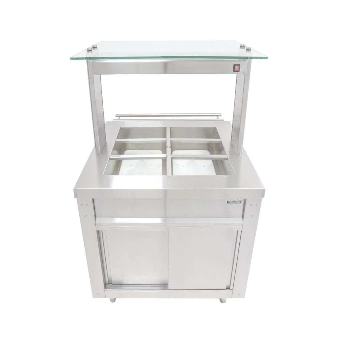 Parry Flexi-Serve Ambient GN Buffet Bar with Chilled Cupboard - Image 4
