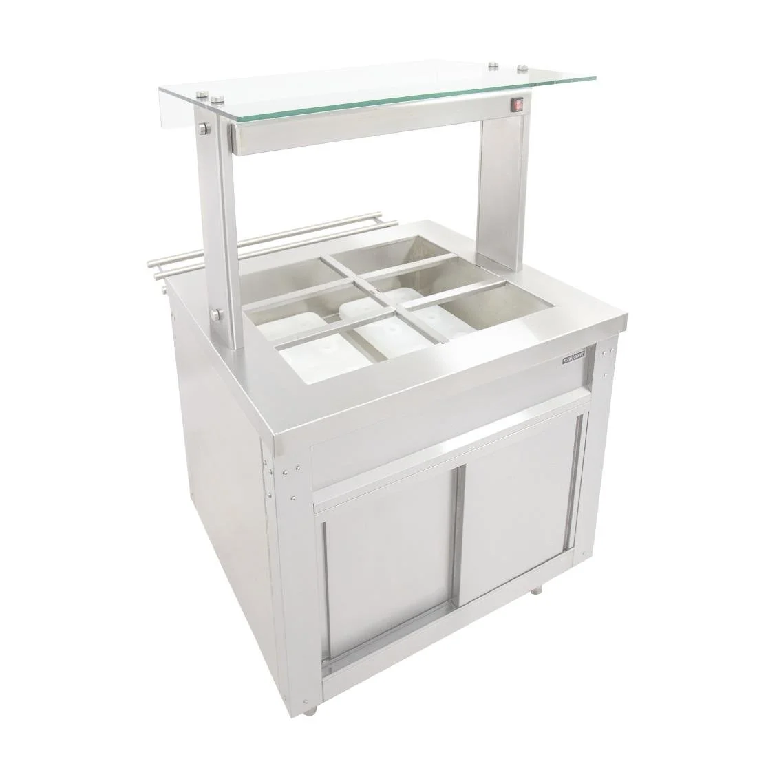 Parry Flexi-Serve Ambient GN Buffet Bar with Chilled Cupboard - Image 1