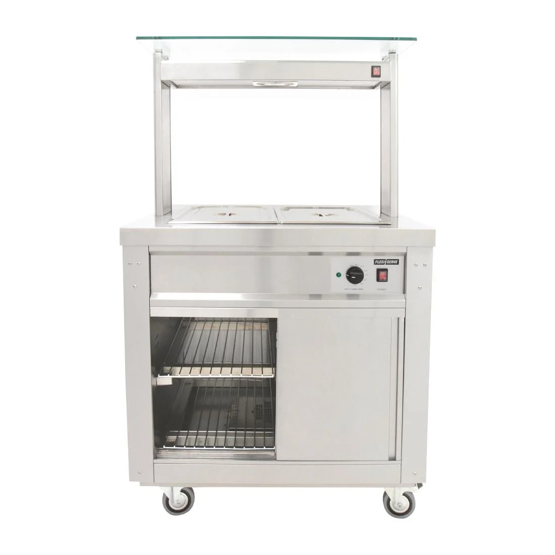 Parry Flexi-Serve Hot Cupboard with Heated Bain Marie - Image 5