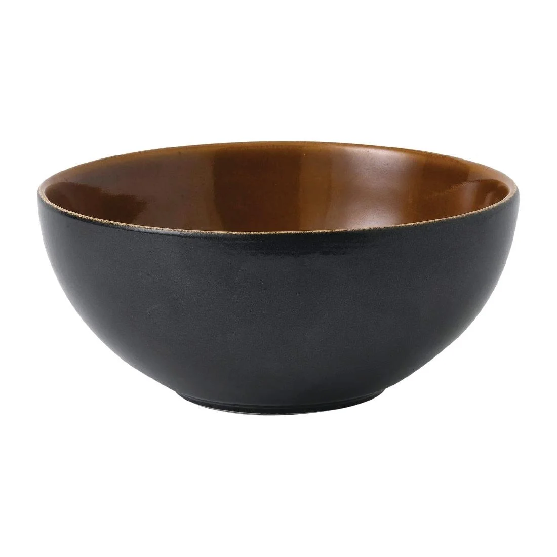 Churchill Nourish Noodle Bowls Black Onyx Two Tone 183mm (6 Pack) - Image 1