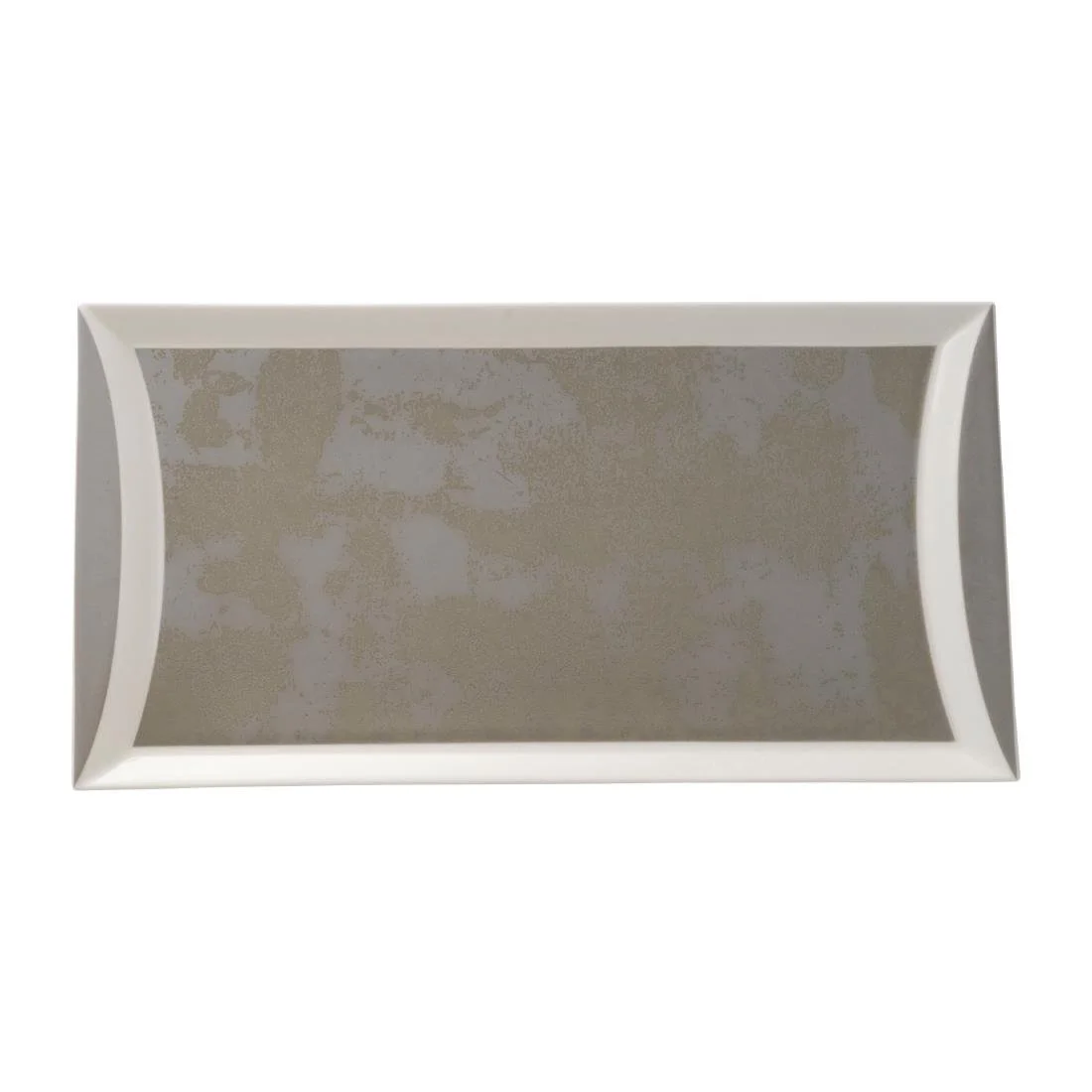 Royal Crown Derby Crushed Velvet Grey Rectangle Trays 320x160mm (6 Pack)