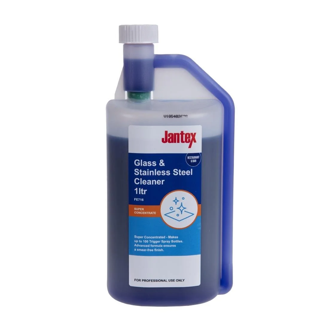 Jantex Glass and Stainless Steel Cleaner Super Concentrate 1Ltr - Image 1
