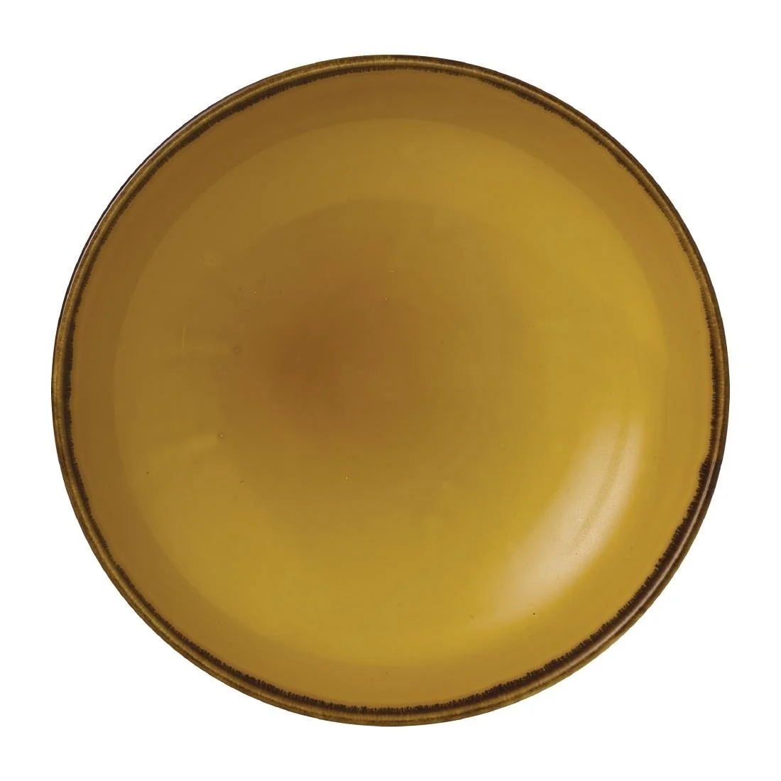 Dudson Harvest Coupe Bowls Mustard 248mm (12 Pack) - Image 1