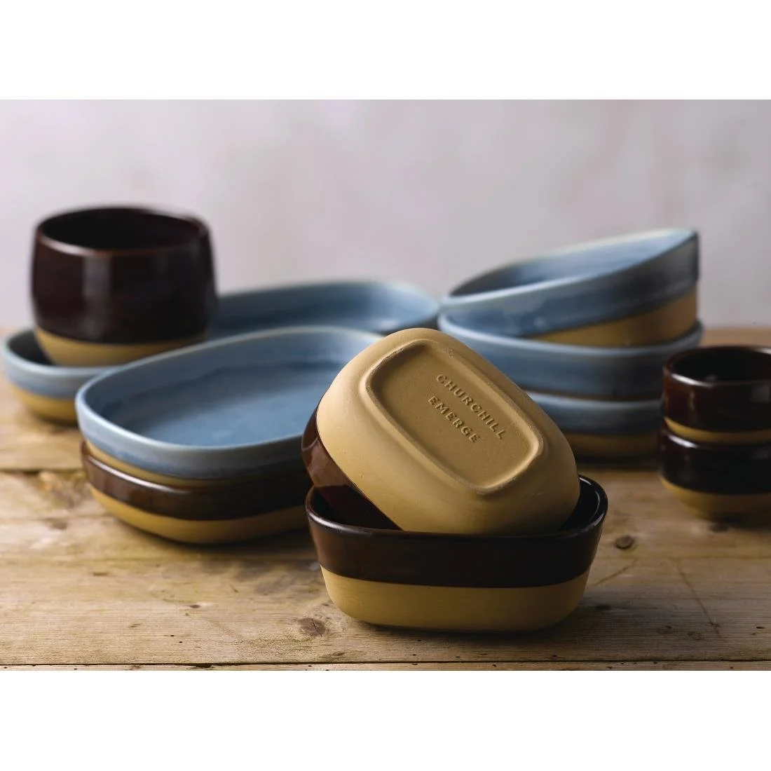 Churchill Emerge Cinnamon Brown Dishes 120x90mm (6 Pack) - Image 10