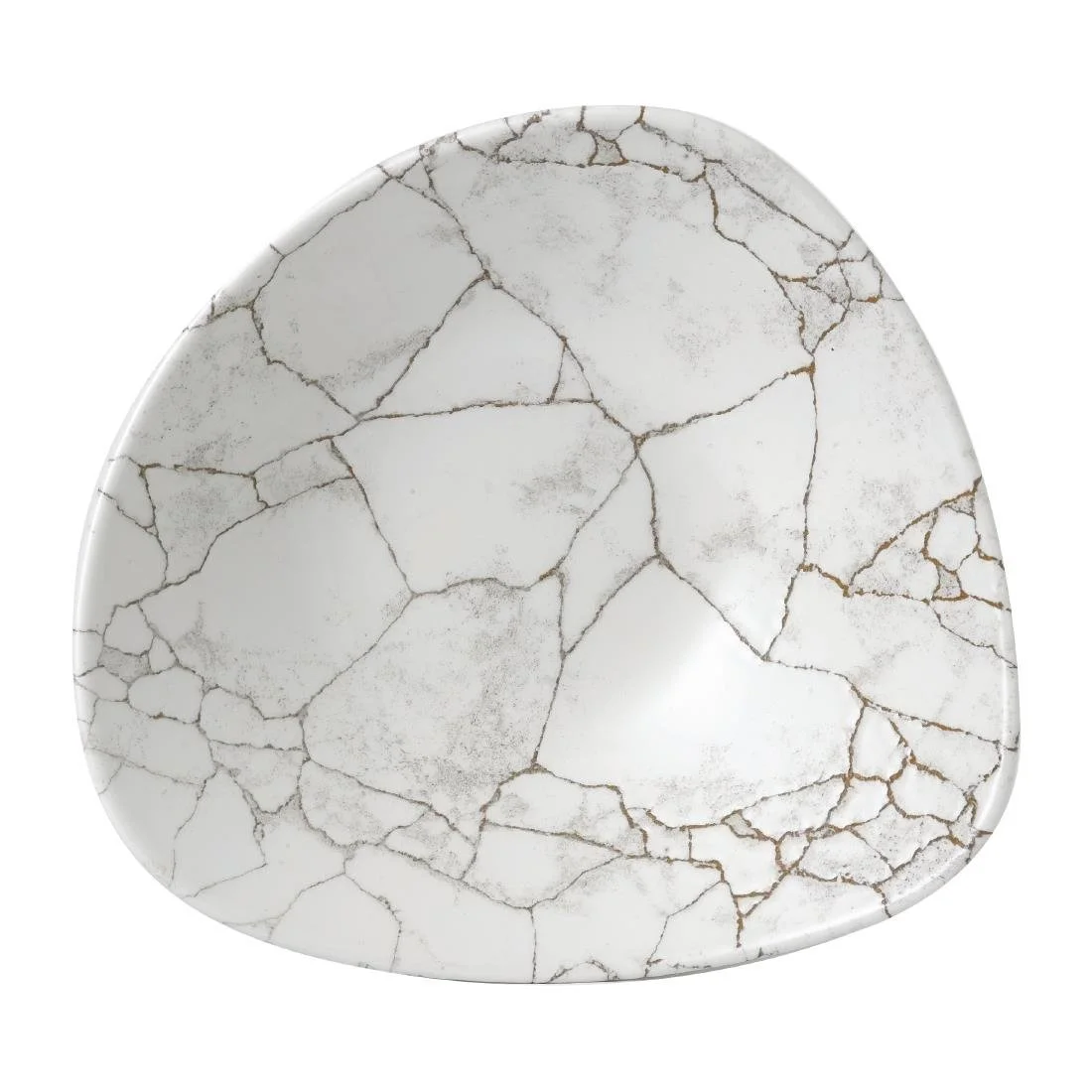 Churchill Studio Prints Kintsugi Agate Grey Lotus Bowls 228mm (12 Pack) - Image 1