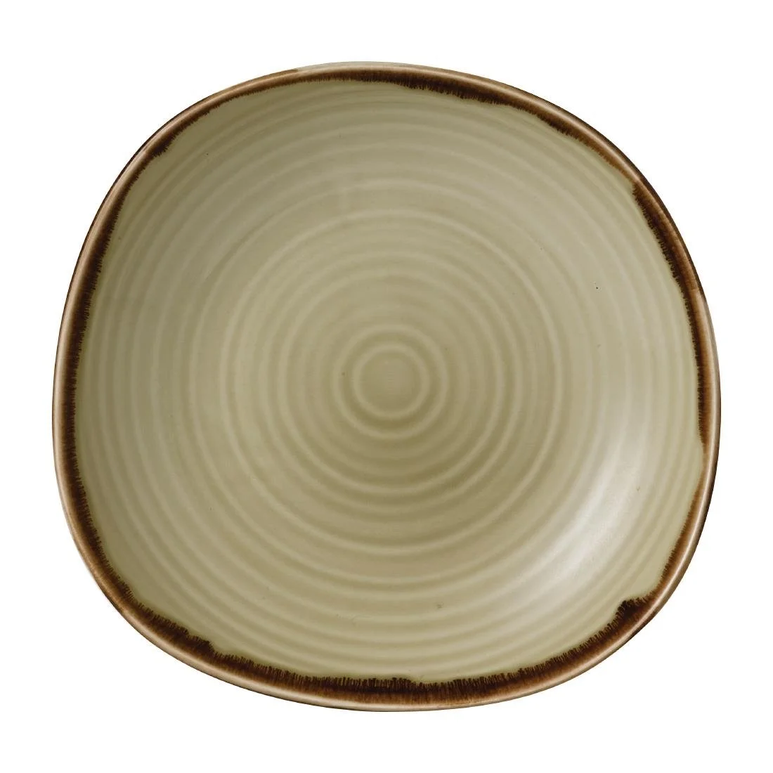 Dudson Harvest Organic Coupe Wobbly Bowls 295mm Linen (6 Pack) - Image 1