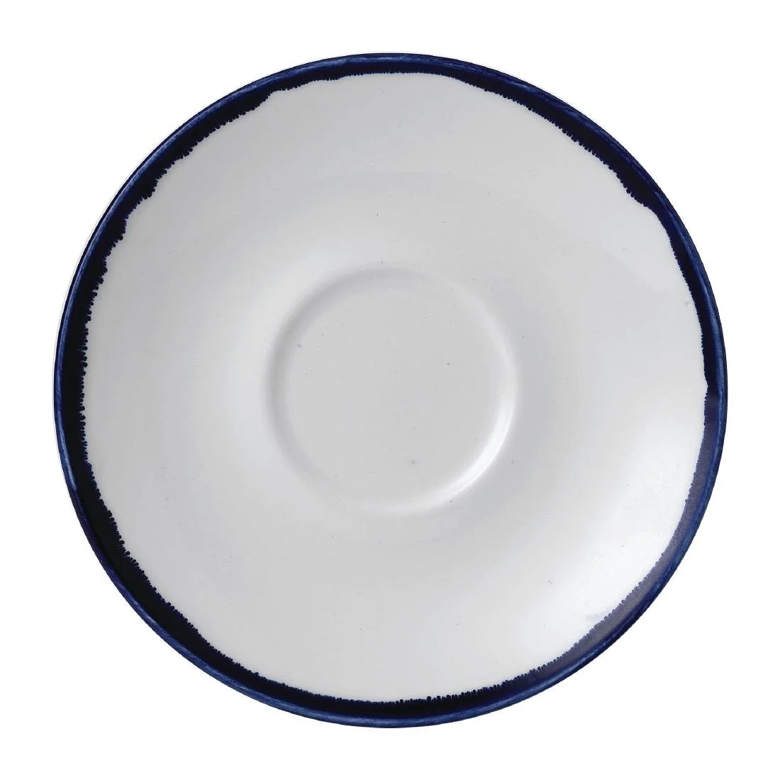 Dudson Harvest Cappuccino Saucers Ink 158mm (12 Pack) - Image 1
