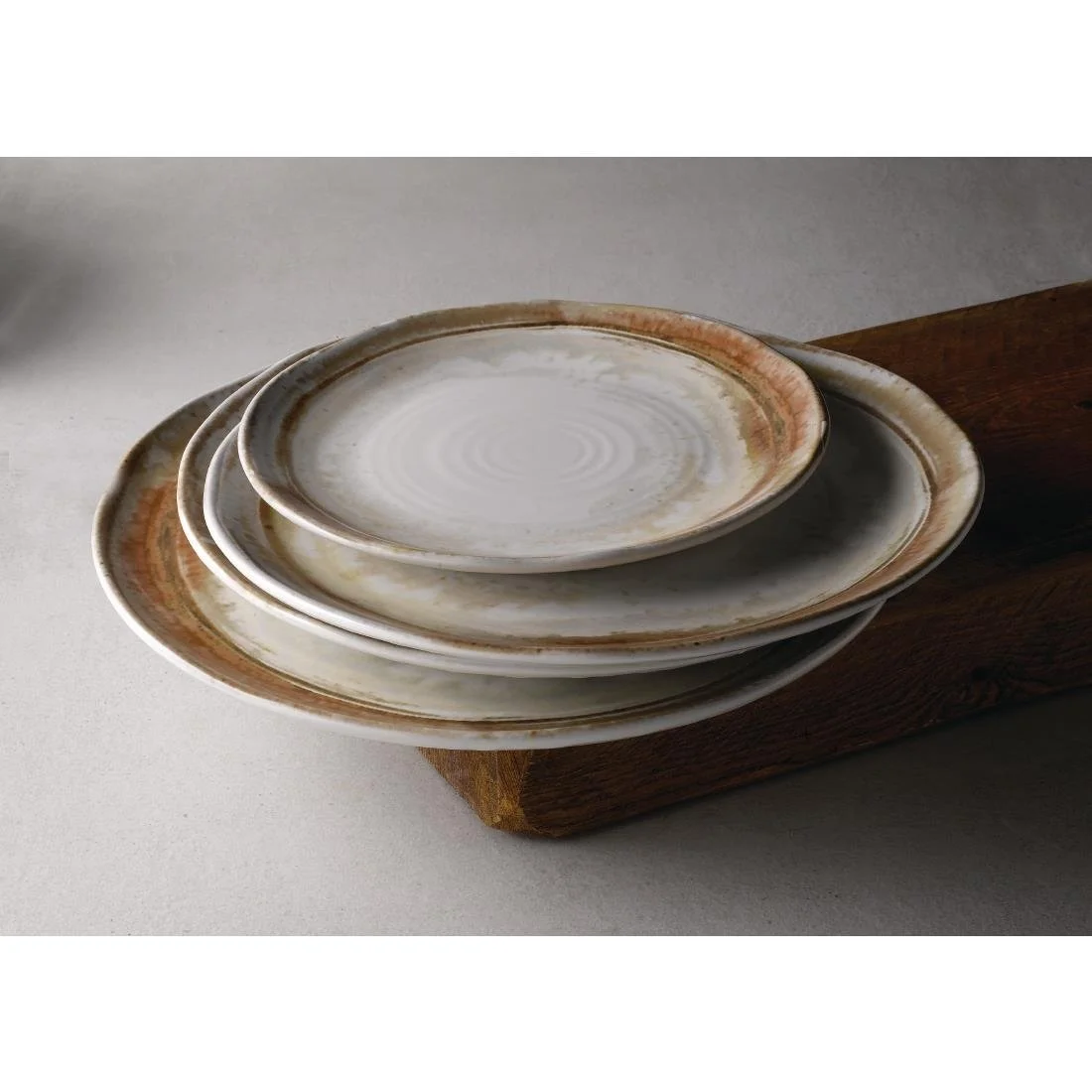Dudson Finca Sandstone Organic Coupe Plates 275mm (12 Pack) - Image 2