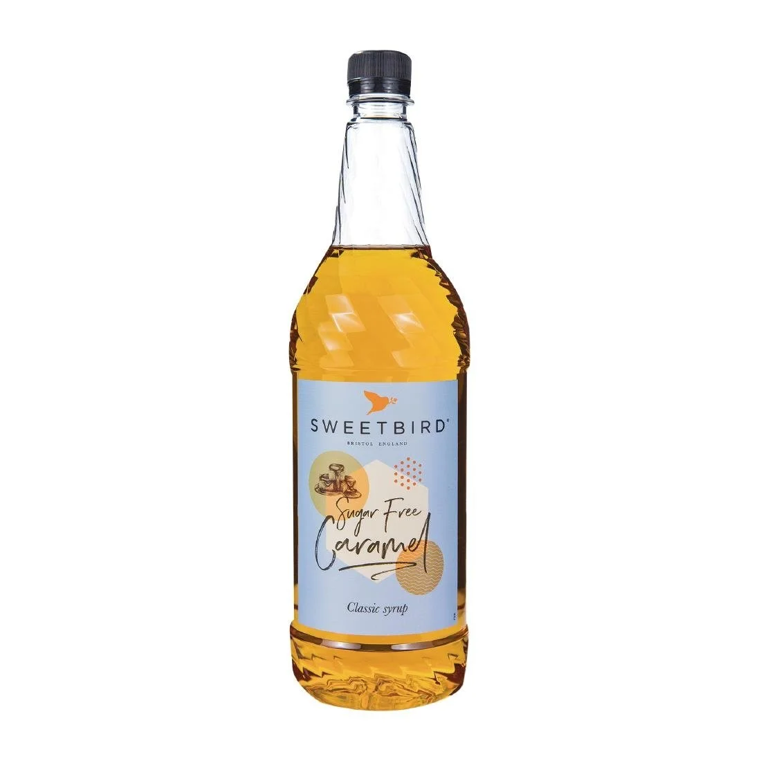 Sweetbird Sugar-free Caramel Syrup 1Ltr - Image 1