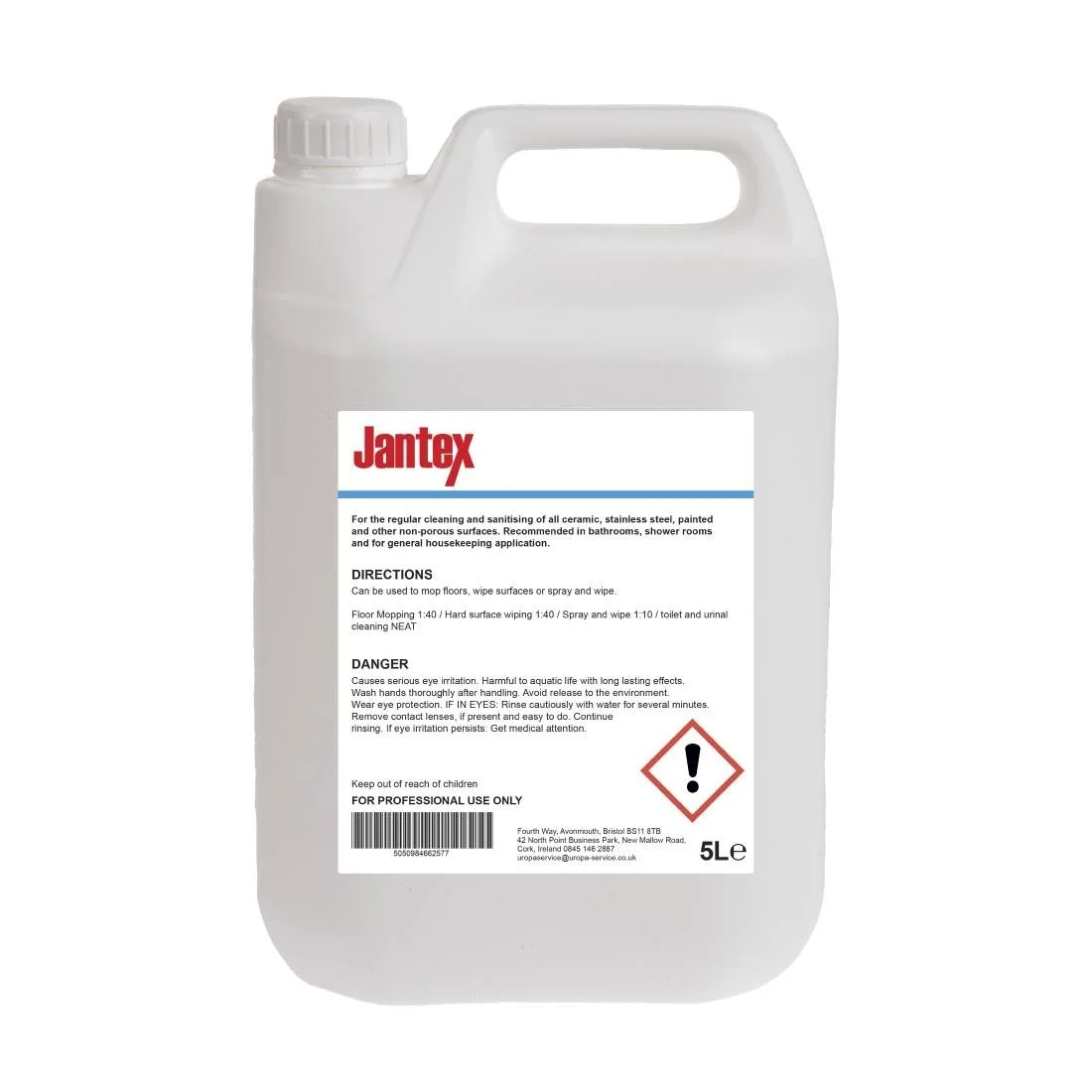 Jantex Washroom Cleaner Concentrate 5Ltr - Image 2