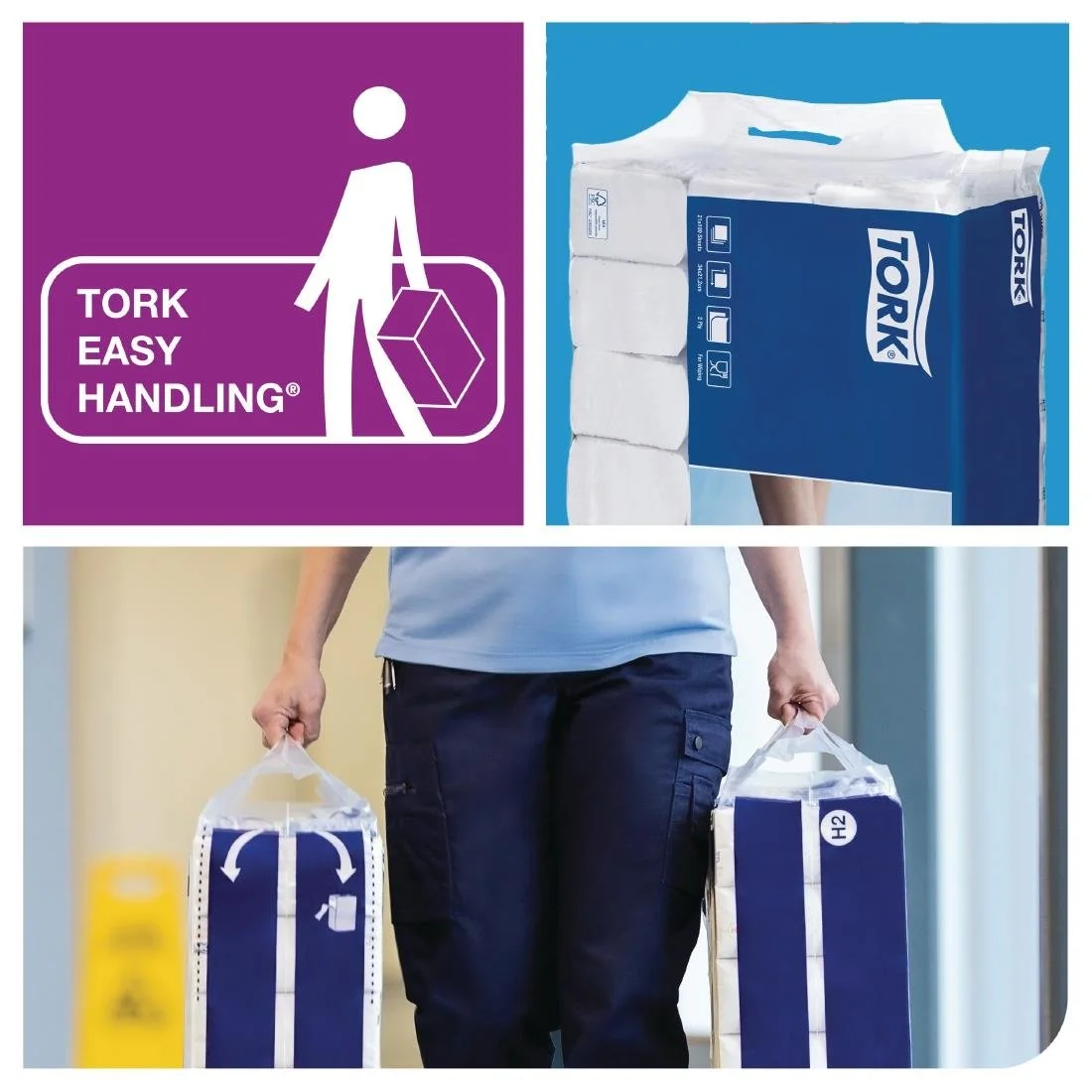 Tork PeakServe Continuous Paper Hand Towels White H5 (12 Pack) - Image 6