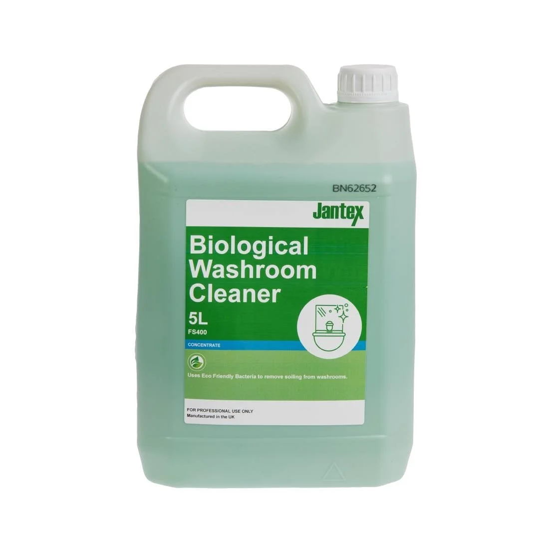 Jantex Green Biological Washroom Cleaner Concentrate 5Ltr - Image 1