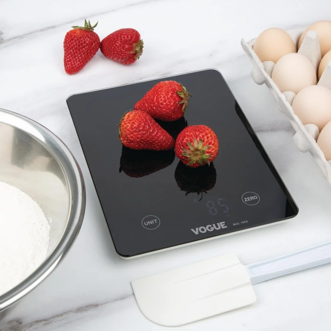 Vogue Digital Black Rectangular Scale 10kg - Image 5