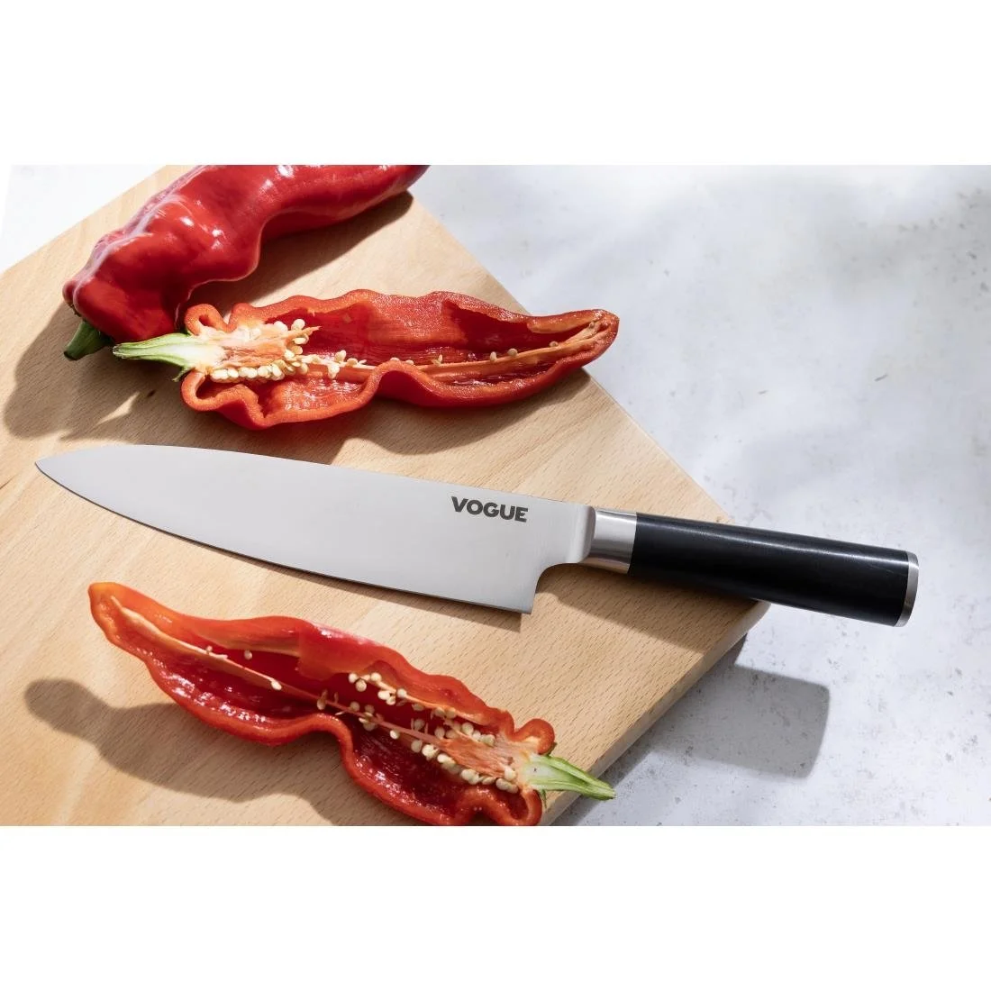 Vogue Bistro Chef Knife Black 20.7cm - Image 6