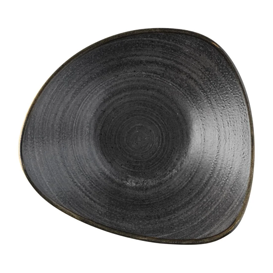 Churchill Stonecast Raw Lotus Bowls Black 229mm (12 Pack) - Image 1
