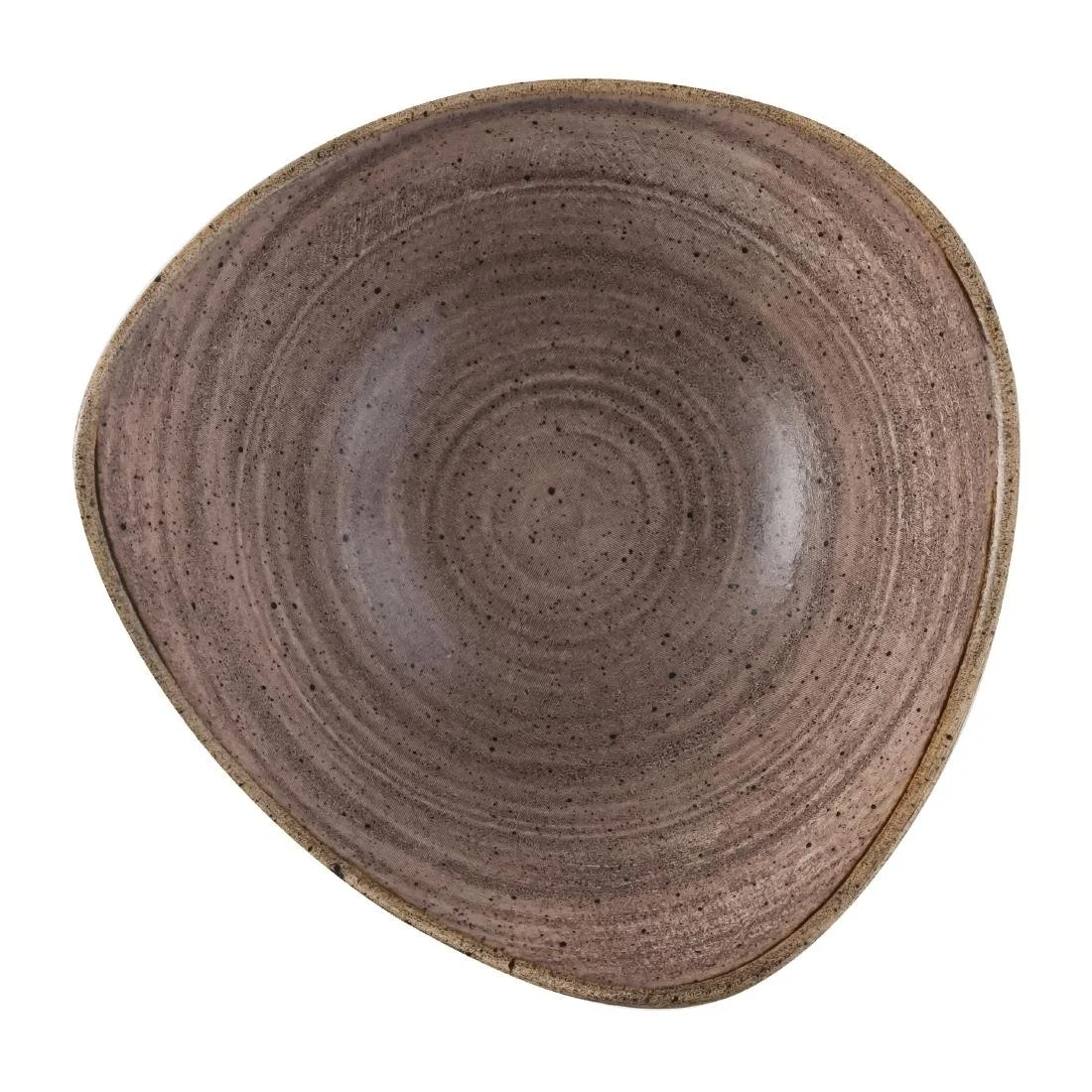Churchill Stonecast Raw Lotus Bowls Brown 178mm (12 Pack) - Image 1