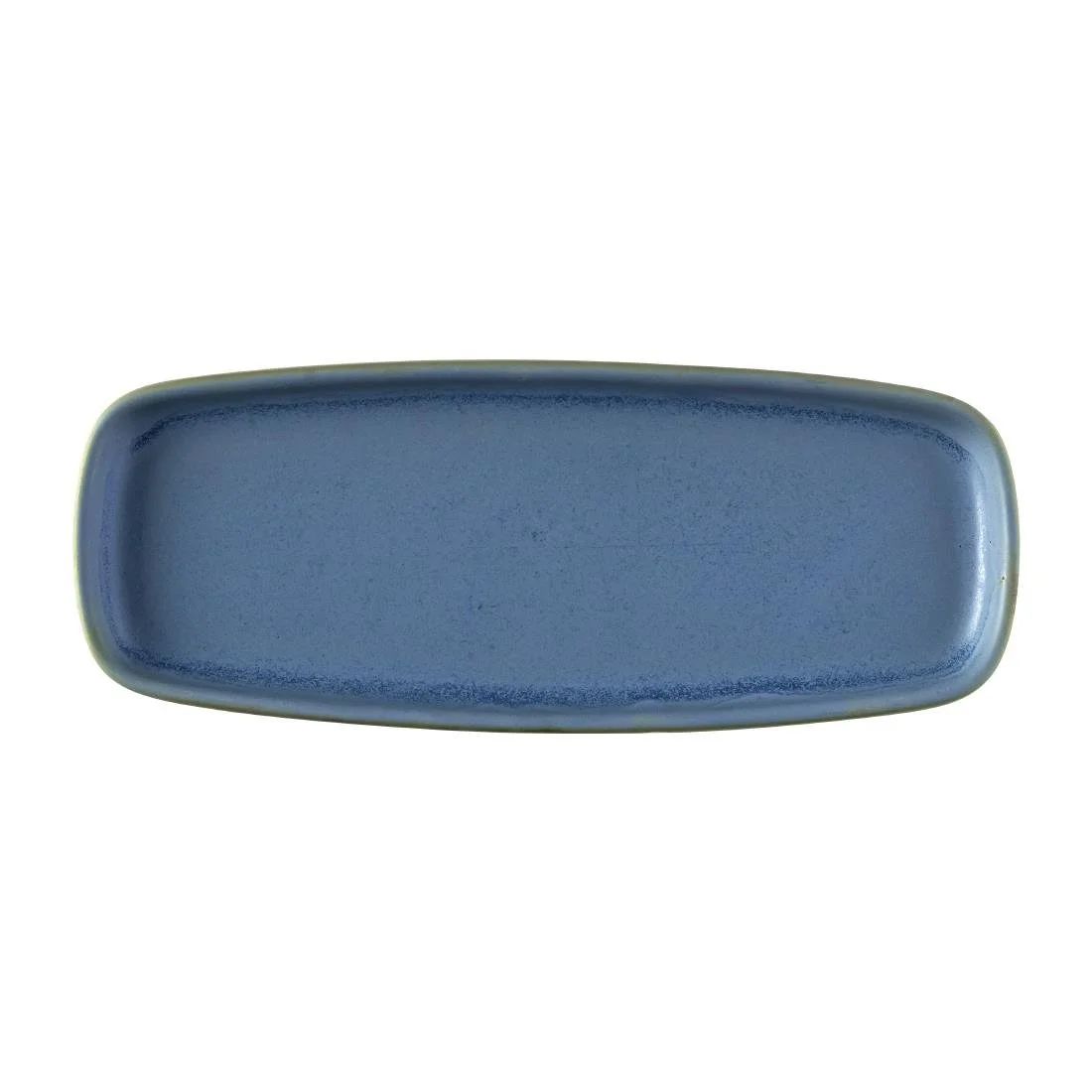 Churchill Emerge Oslo Blue Oblong Plates 254x77mm (6 Pack) - Image 1