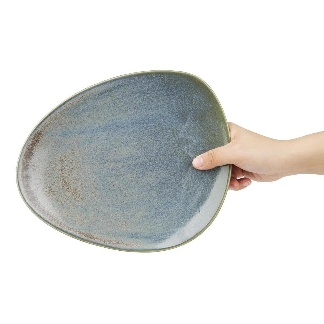 Olympia Ember Triangle Plates Blue 250mm (6 Pack) - Image 9