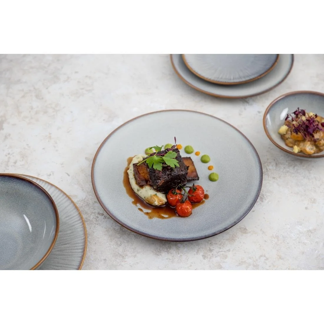 Olympia Drift Plain Coupe Low Bowls 260mm (4 Pack) - Image 11