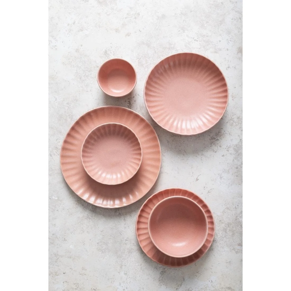 Olympia Corallite Coupe Bowls Peach 160mm (6 Pack) - Image 3