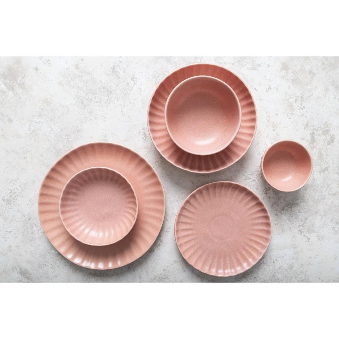 Olympia Corallite Coupe Bowls Peach 160mm (6 Pack) - Image 2