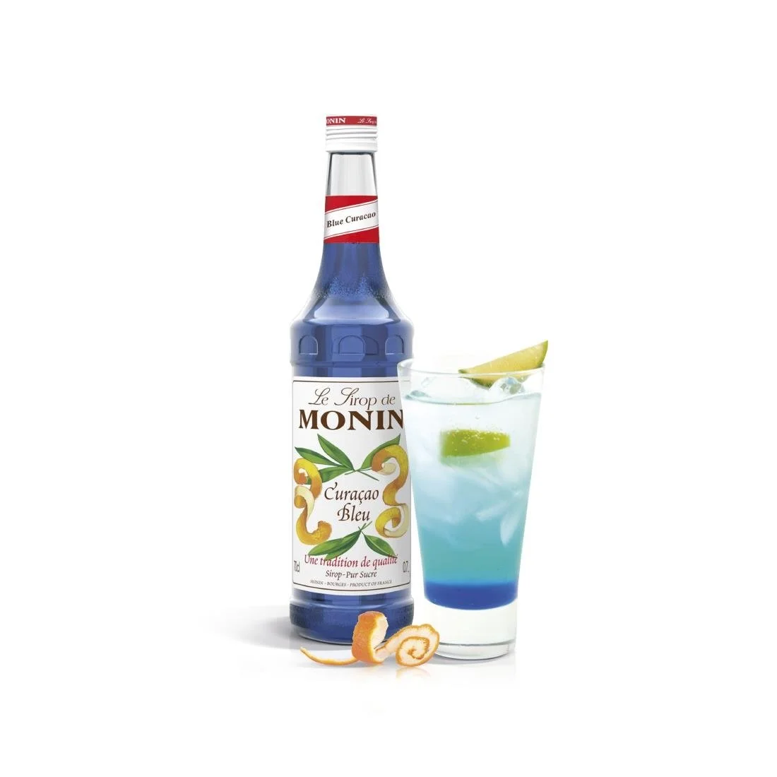Monin Premium Blue Curacao Syrup 700ml - Image 2