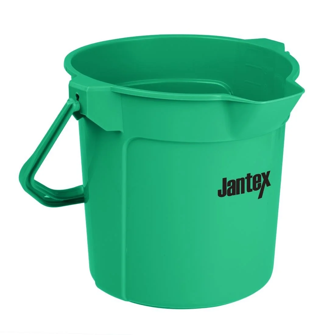 Jantex Green Graduated Bucket with Pouring Lip 10ltr - Image 1