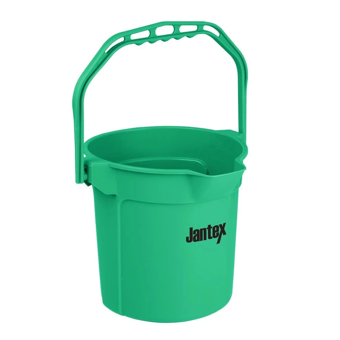 Jantex Green Graduated Bucket with Pouring Lip 10ltr - Image 2