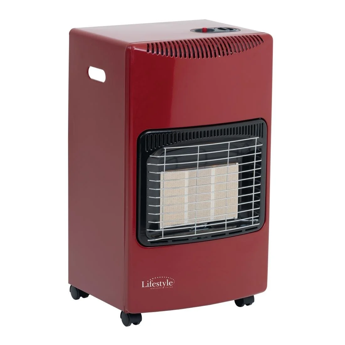 Lifestyle Seasons Warmth Red Indoor Cabinet Heater 505-121 - Image 3