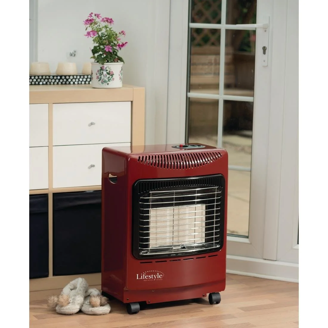 Lifestyle Mini Red Indoor Cabinet Heater 505-122 - Image 3