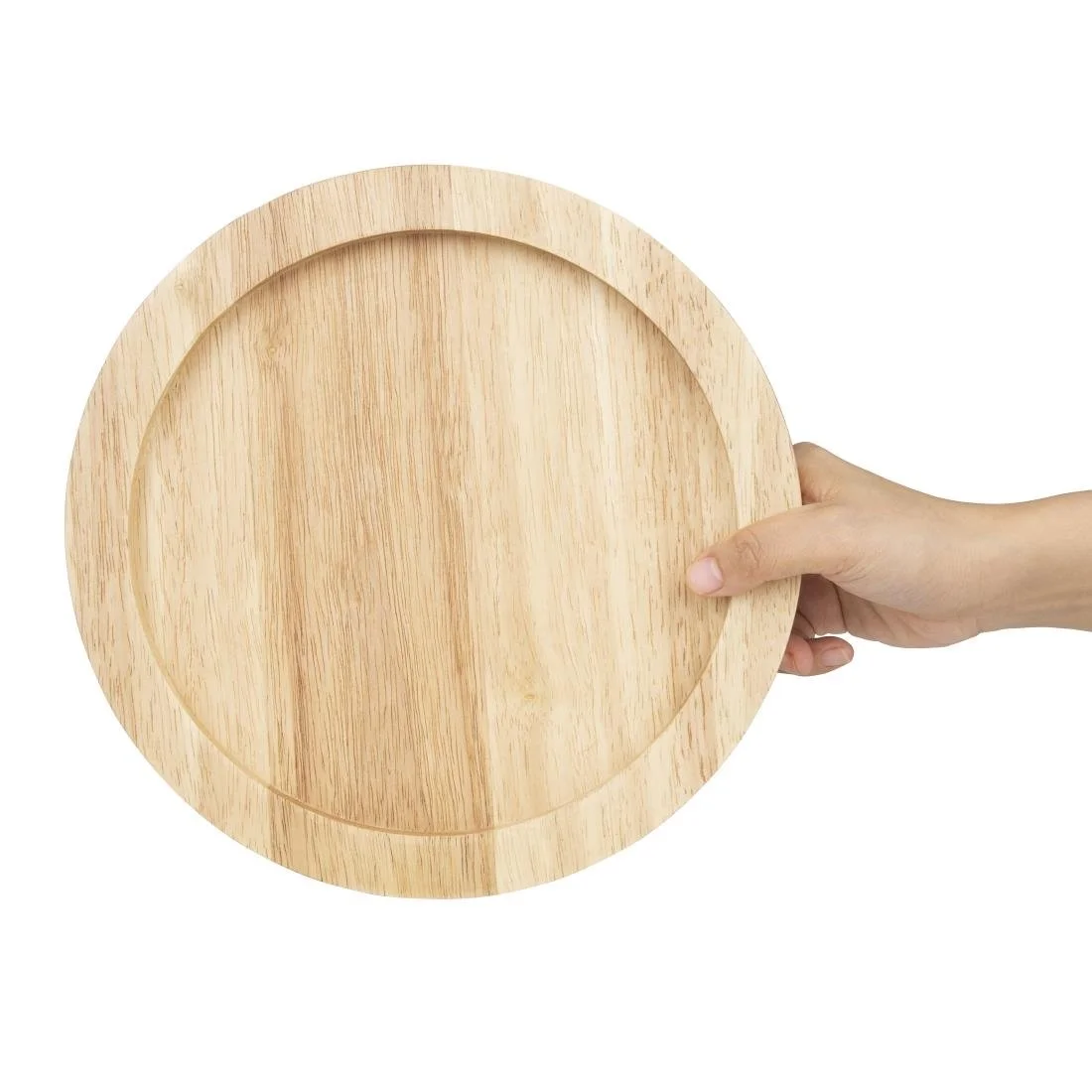 Olympia Cast Iron Round Dish Hevea Board 254mm - Image 4