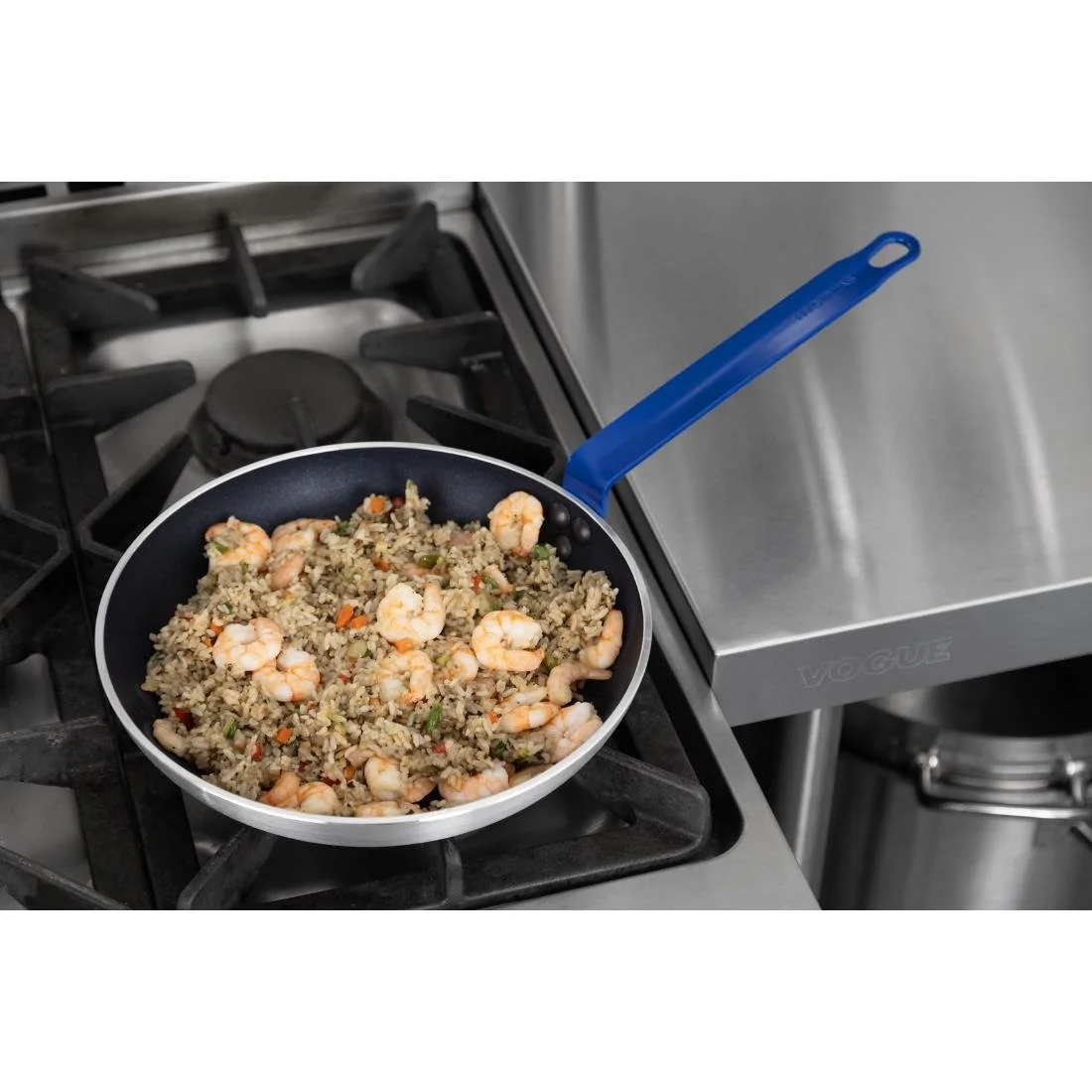 Hygiplas Aluminium Non-stick Teflon Platinum Plus Frying Pan Blue 28cm - Image 7