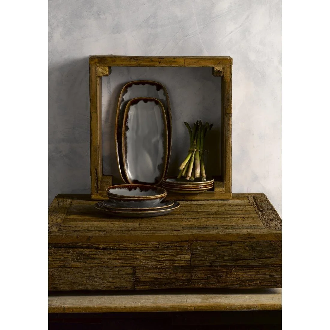 Dudson Harvest Walled Plates Grey 210mm (6 Pack) - Image 3