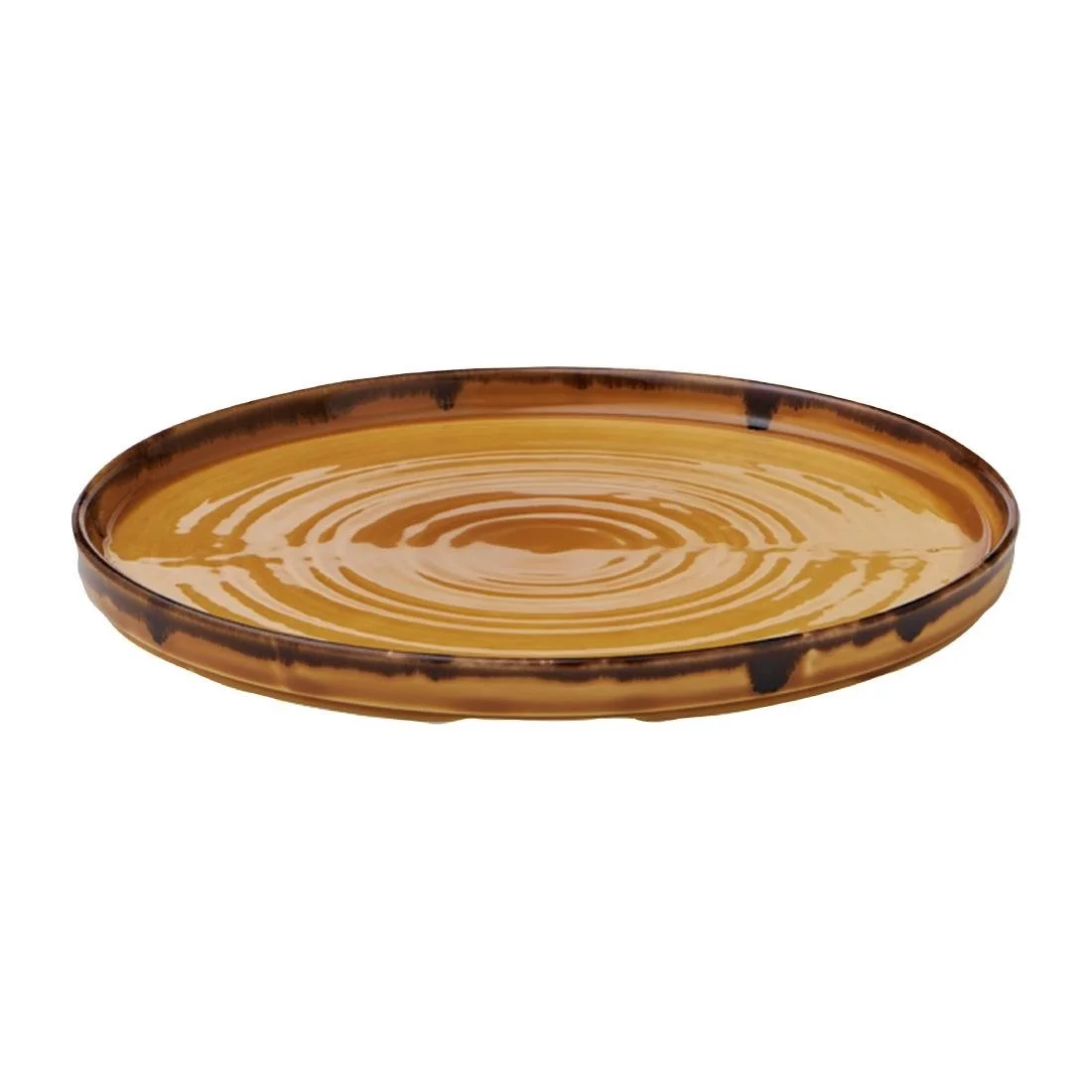 Dudson Harvest Walled Plates Mustard 260mm (6 Pack) - Image 2