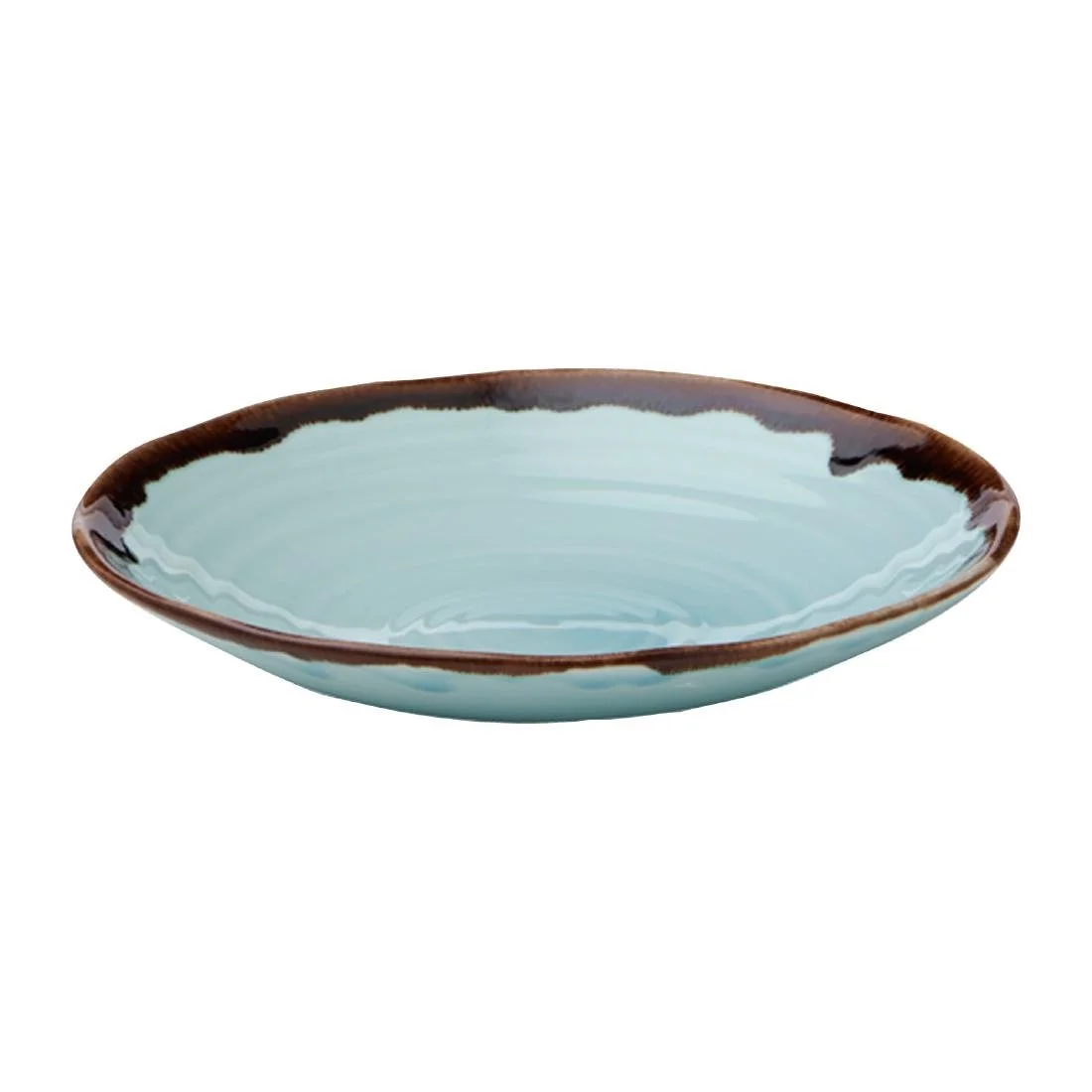 Dudson Harvest Organic Coupe Bowls Turquoise 210mm (12 Pack) - Image 2