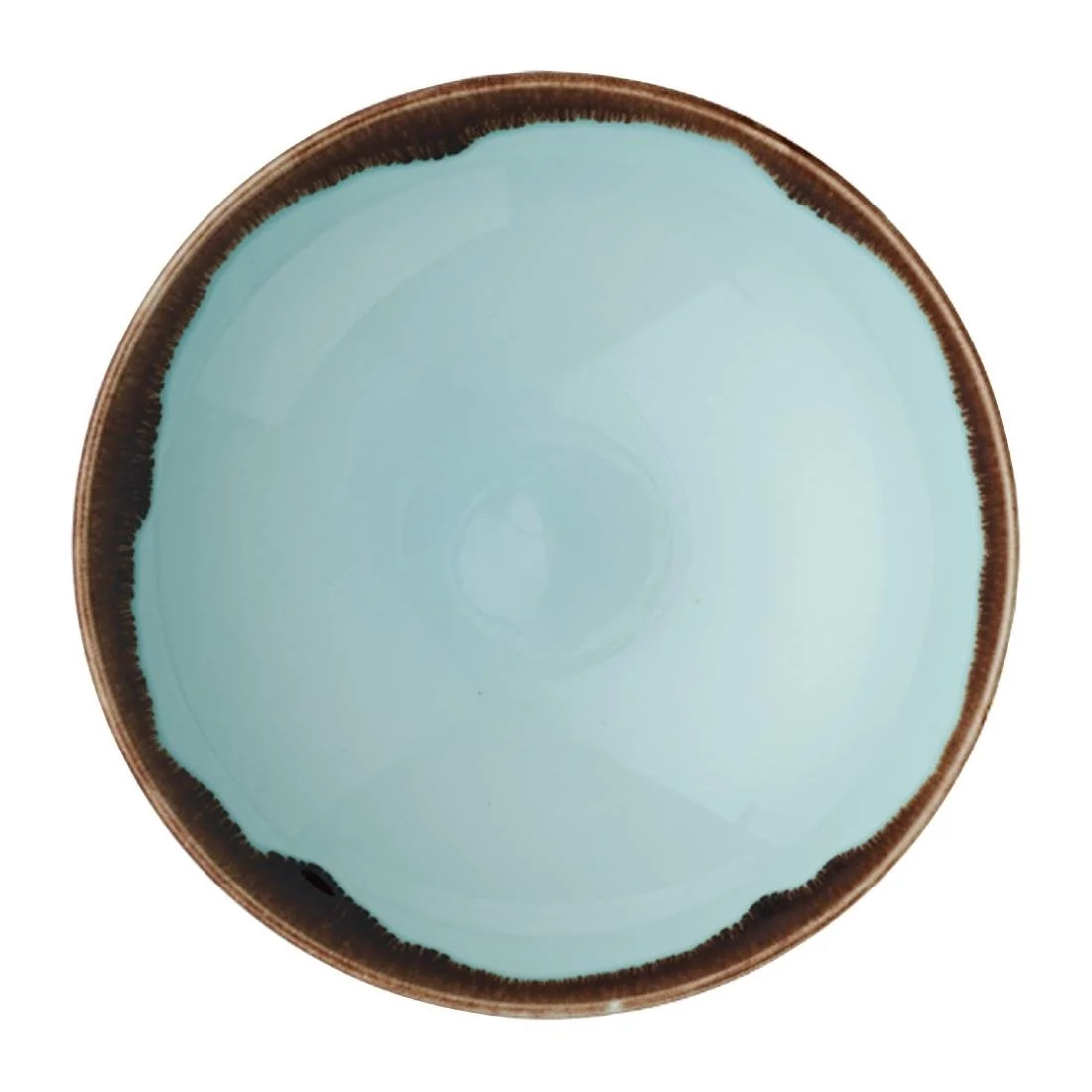 Dudson Harvest Coupe Bowls Turquoise 182mm (12 Pack) - Image 1