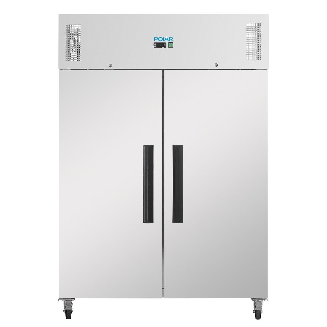 Polar Double Door Fridge Stainless Steel 1200Ltr