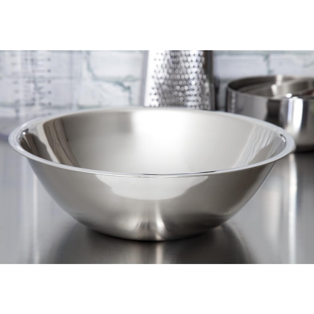 Vogue Stainless Steel Mixing Bowl 4.8Ltr