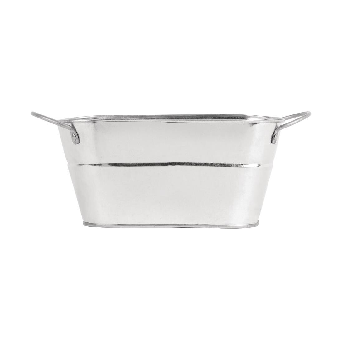 Olympia Mini Metal Food Bucket Rectangle