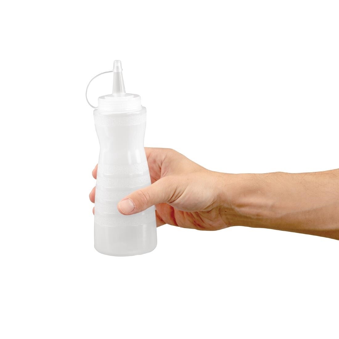 Vogue Clear Lidded Sauce Bottle