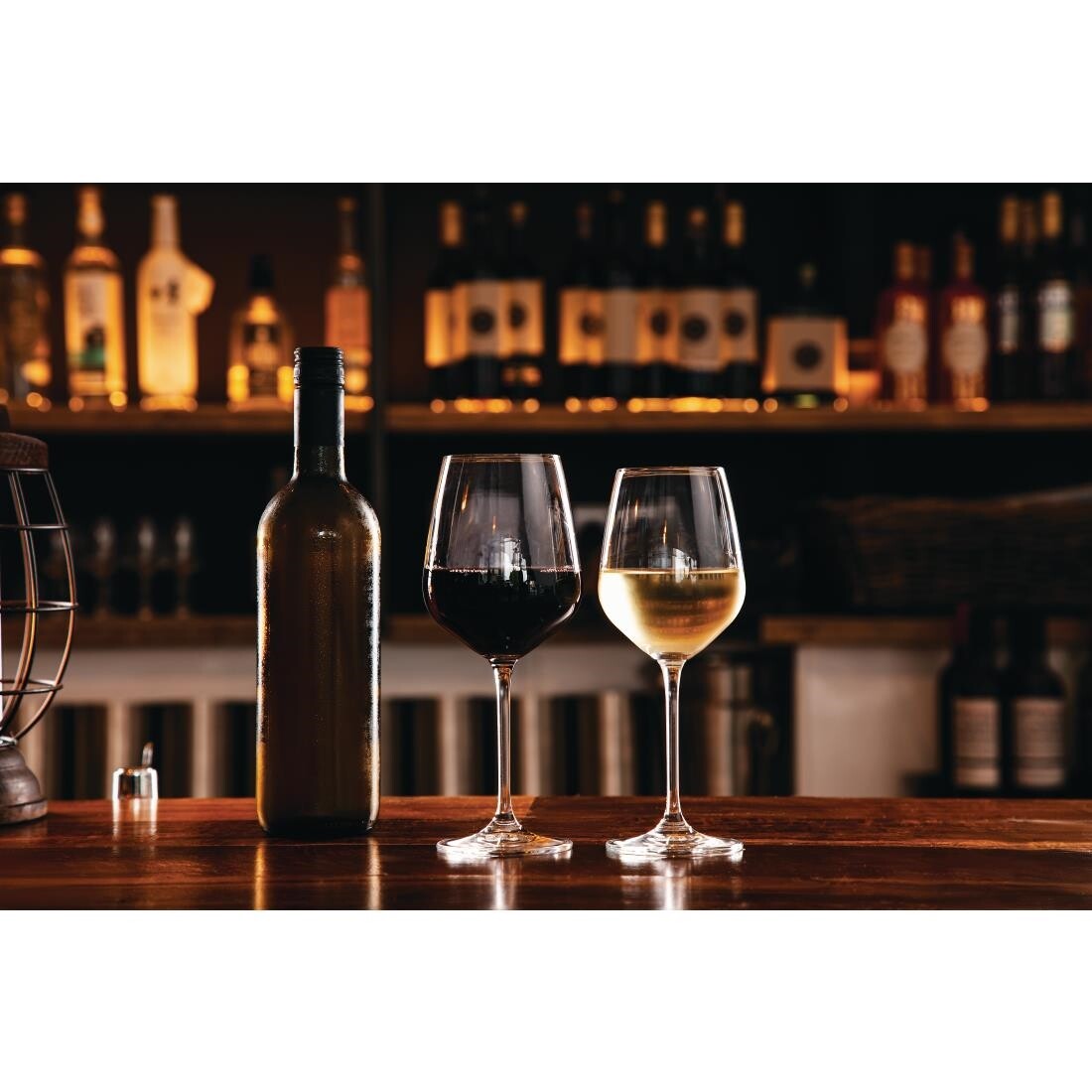 Olympia Chime Crystal Wine Glasses 365ml