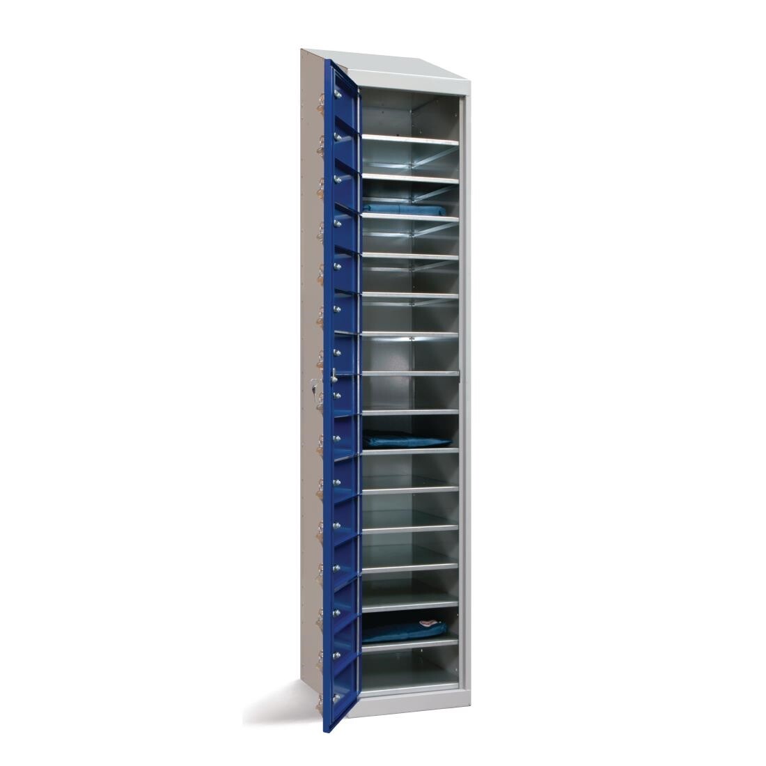 Garment 15 Door Dispensing Locker Sloping Top