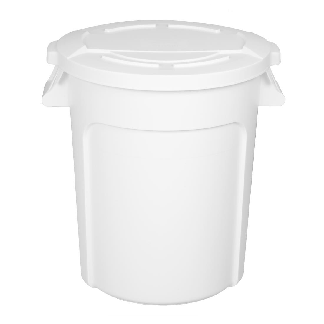 Vogue White Round Container Bin 76Ltr