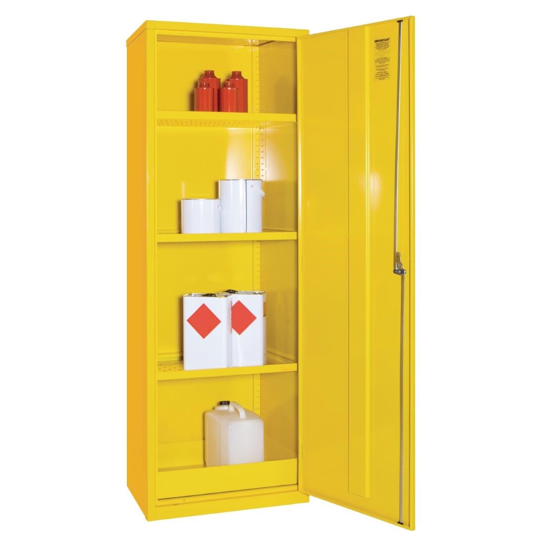 COSHH Chemicals Locker Yellow